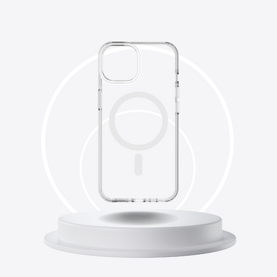 Transparent iPhone Magnetic Shell Case with MagSafe Compatibility and Strong Magnetic Protection